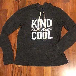 Kind is the new cool graphic hoodie